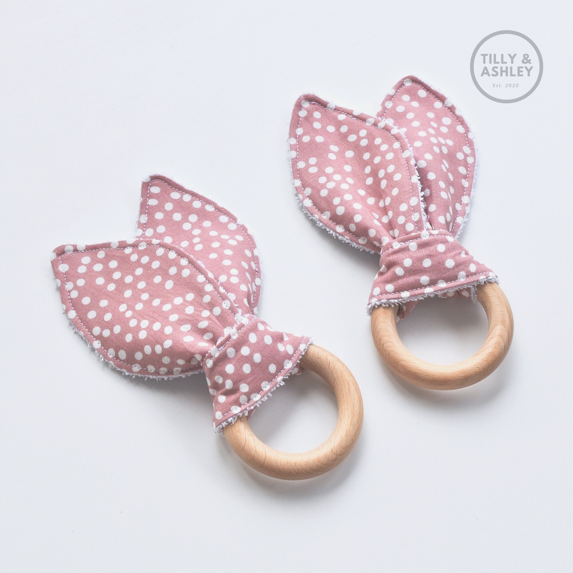 Baby teething ring sewing pattern Bunny ear teething ring Etsy