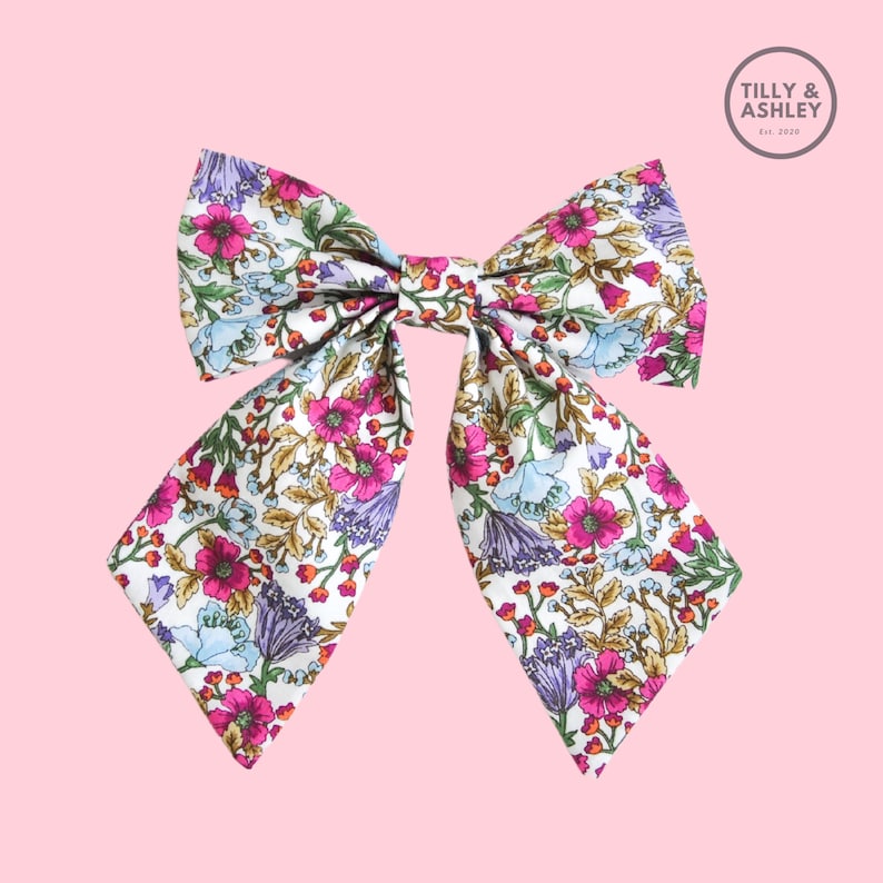 Sailor Bow Sewing Pattern Hair Bow Pdf Sewing Template Etsy