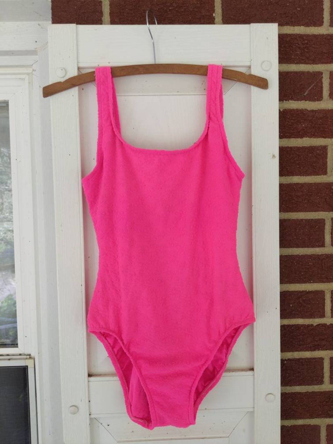 Hot pink jantzen bathing suit Etsy