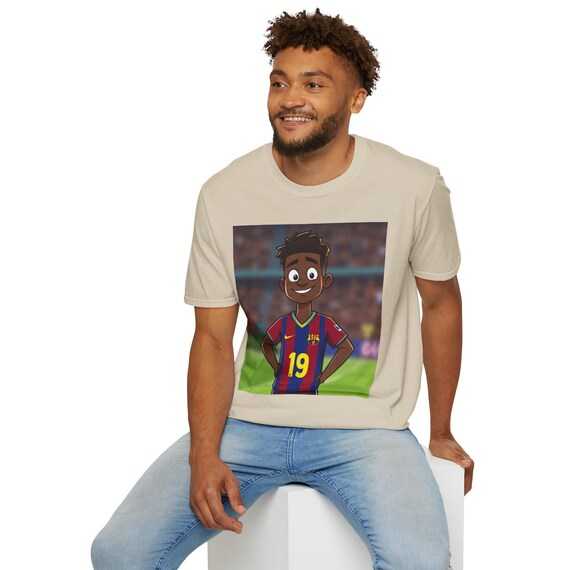FC Barcelona LAMINE YAMAL シャツ 19 Nike Barcelona Men's L Lamine Yamal #19 Home Jersey UEFA