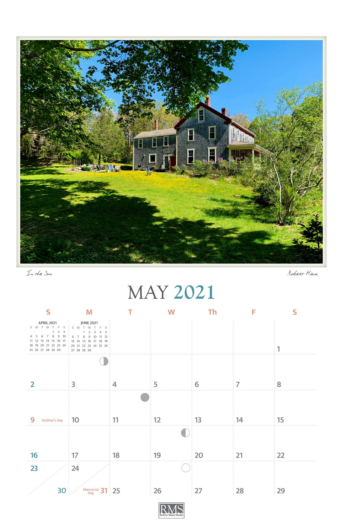 On Cape Cod 2021 calendar of scenes from Cape Cod Digital | Etsy