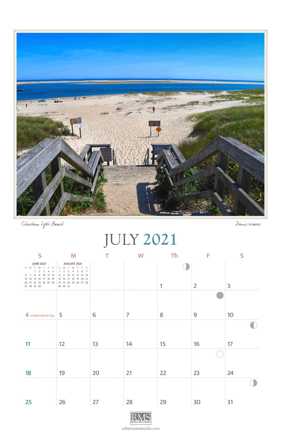 Chatham on Cape Cod 2021 calendar of photographs by Dennis Etsy