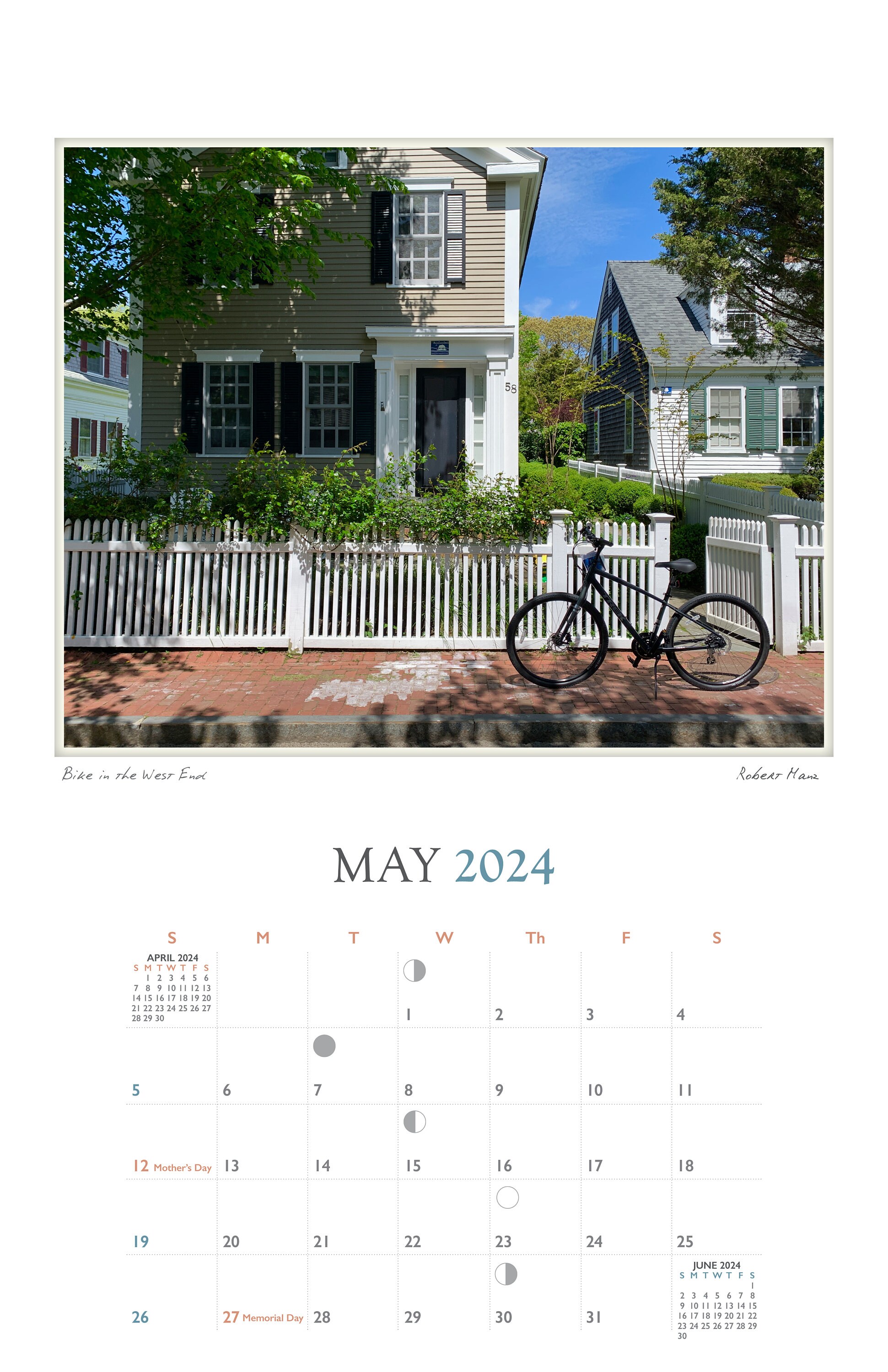 Provincetown on Cape Cod 2025 Calendar of Scenes From Provincetown on