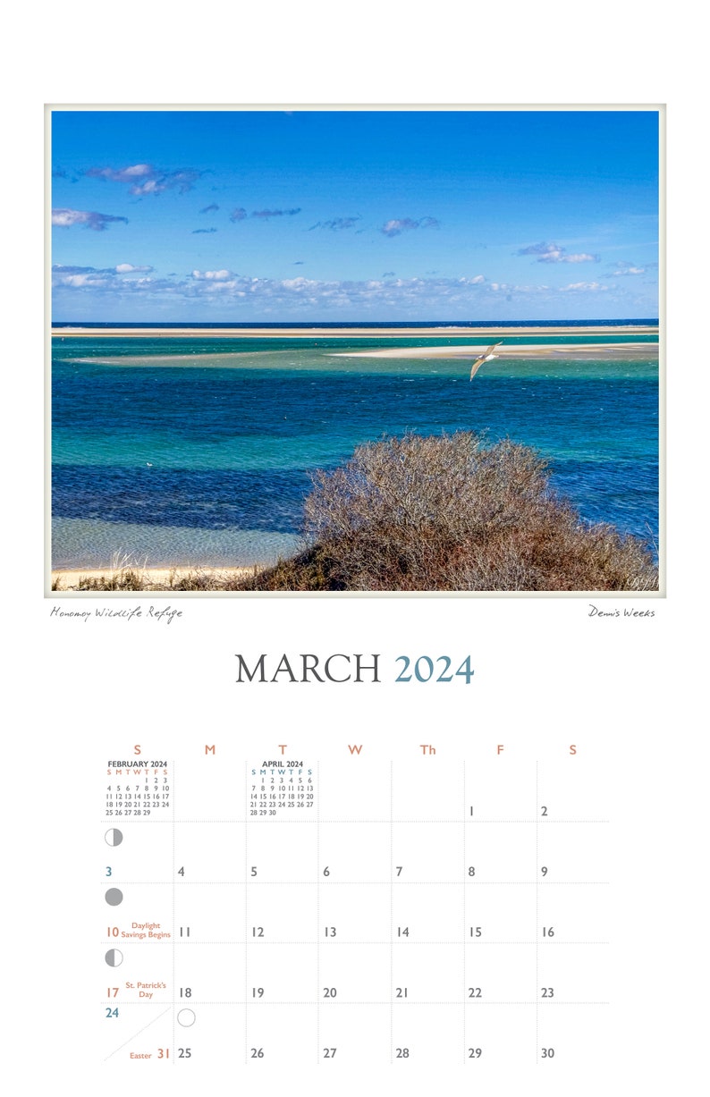 Chatham on Cape Cod 2024 Calendar of Scenes From Chatham on Cape Cod