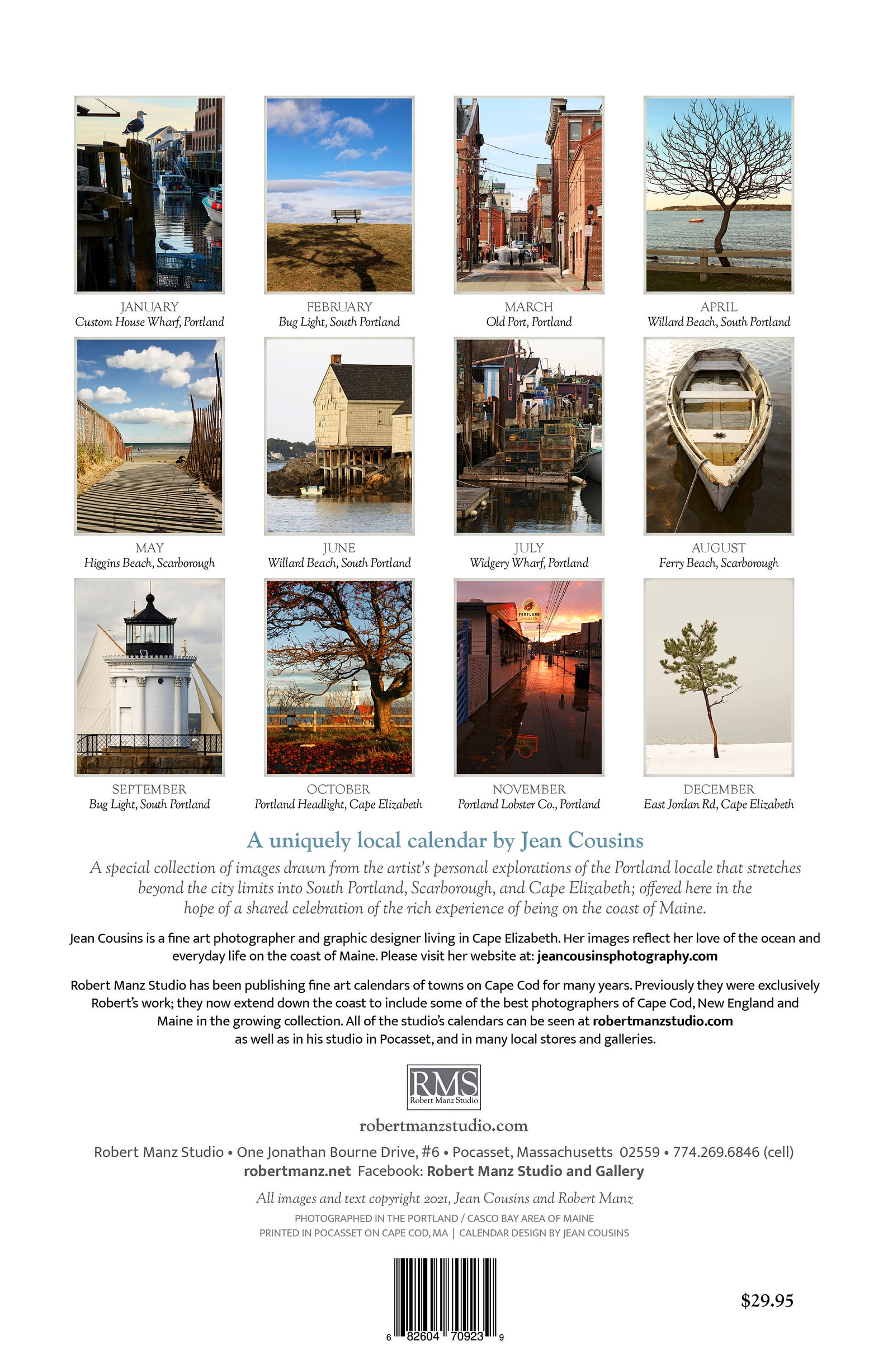 Portland locale Maine 2022 calendar of scenes of in and Etsy