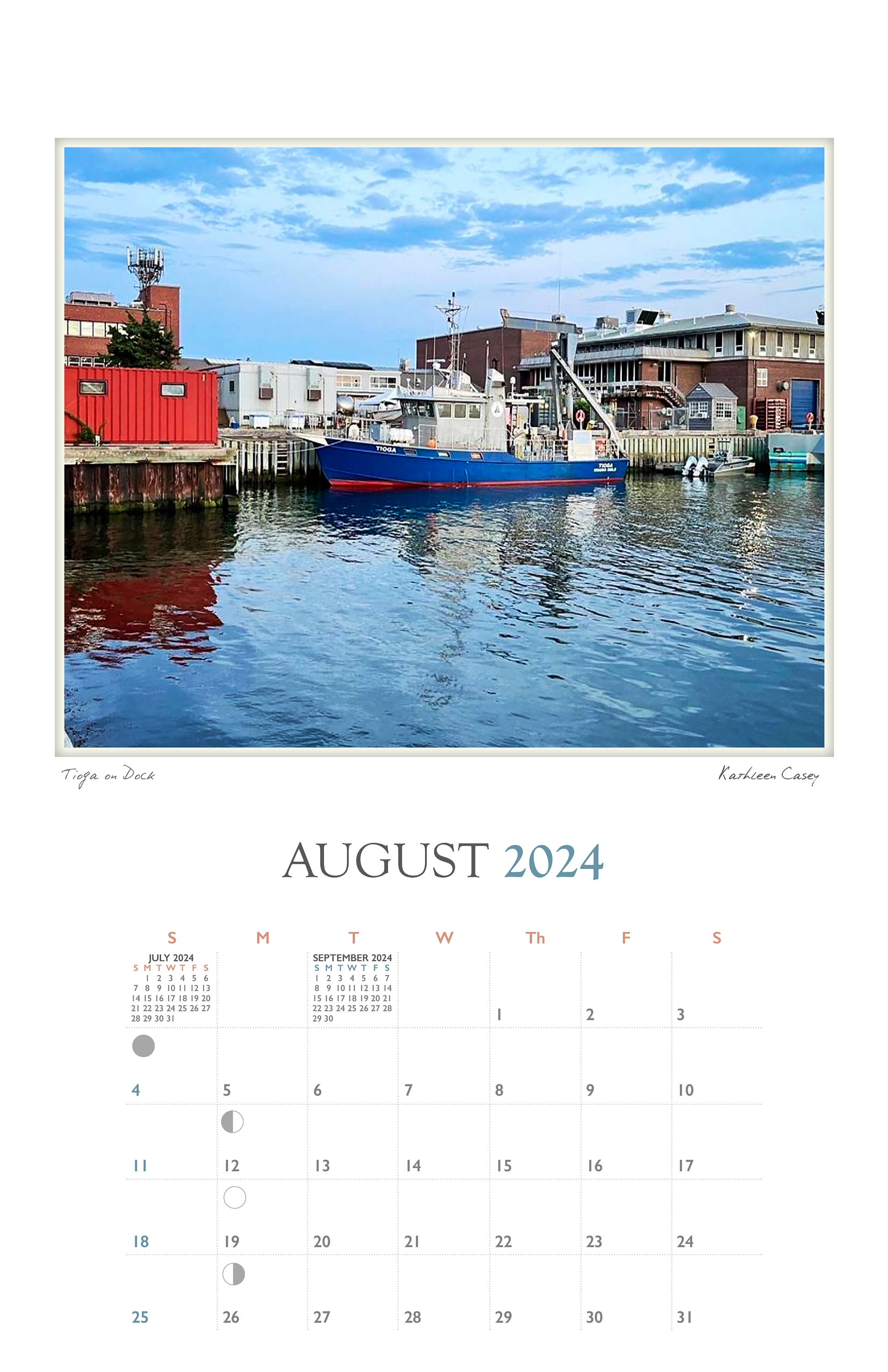 Falmouth on Cape Cod 2024 Calendar of Scenes From Falmouth on Cape Cod
