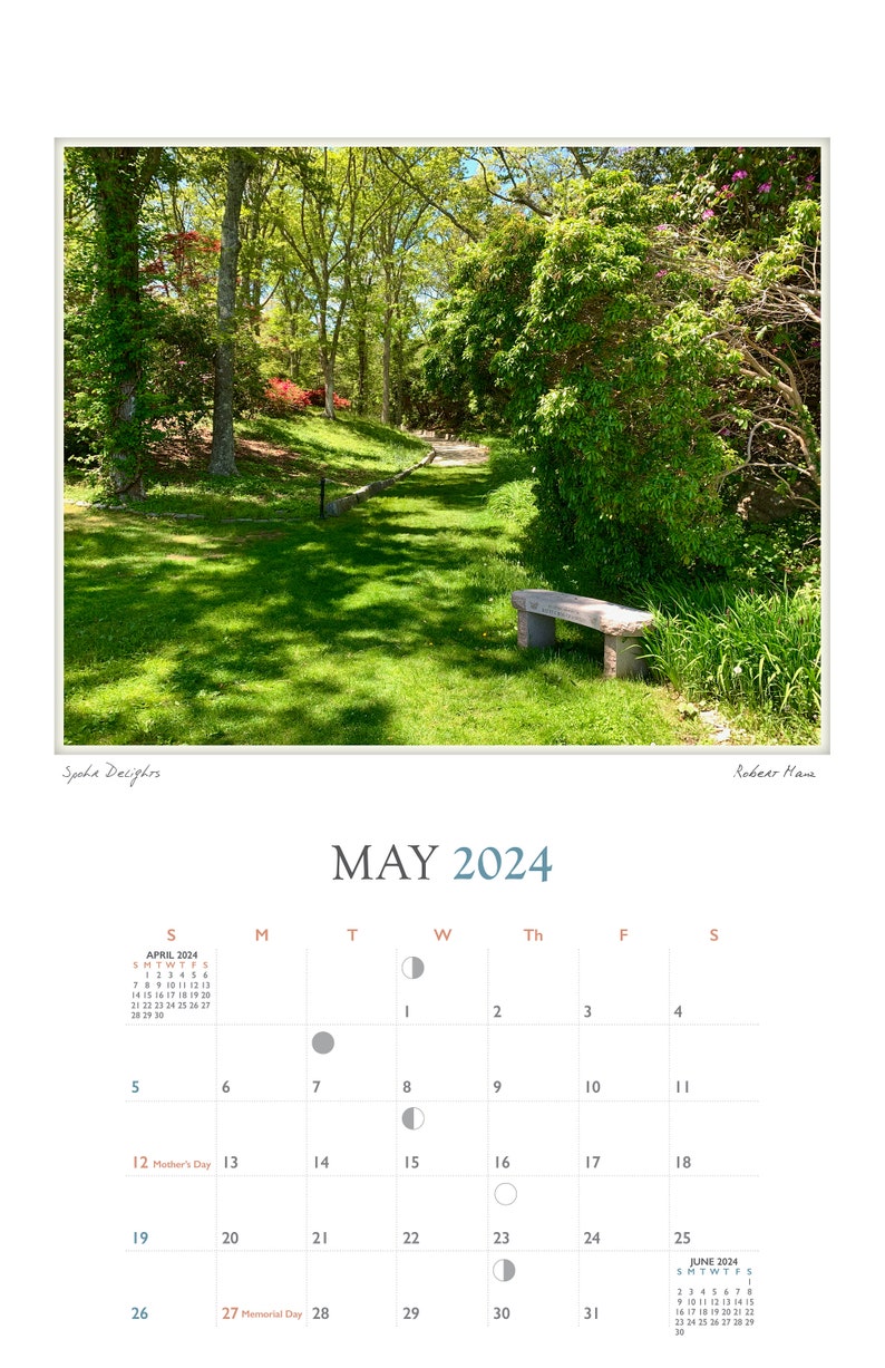 Falmouth on Cape Cod 2024 Calendar of Scenes From Falmouth on Cape Cod by Kathleen Casey, Robert