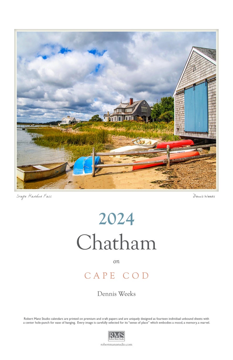 Chatham on Cape Cod 2025 Calendar of Scenes From Chatham on Cape Cod
