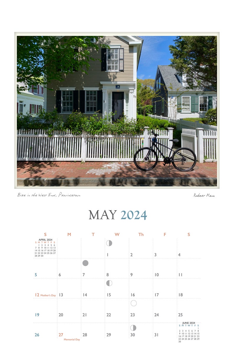 On Cape Cod 2024 Calendar of Scenes From Cape Cod by Anne Brown, Julia
