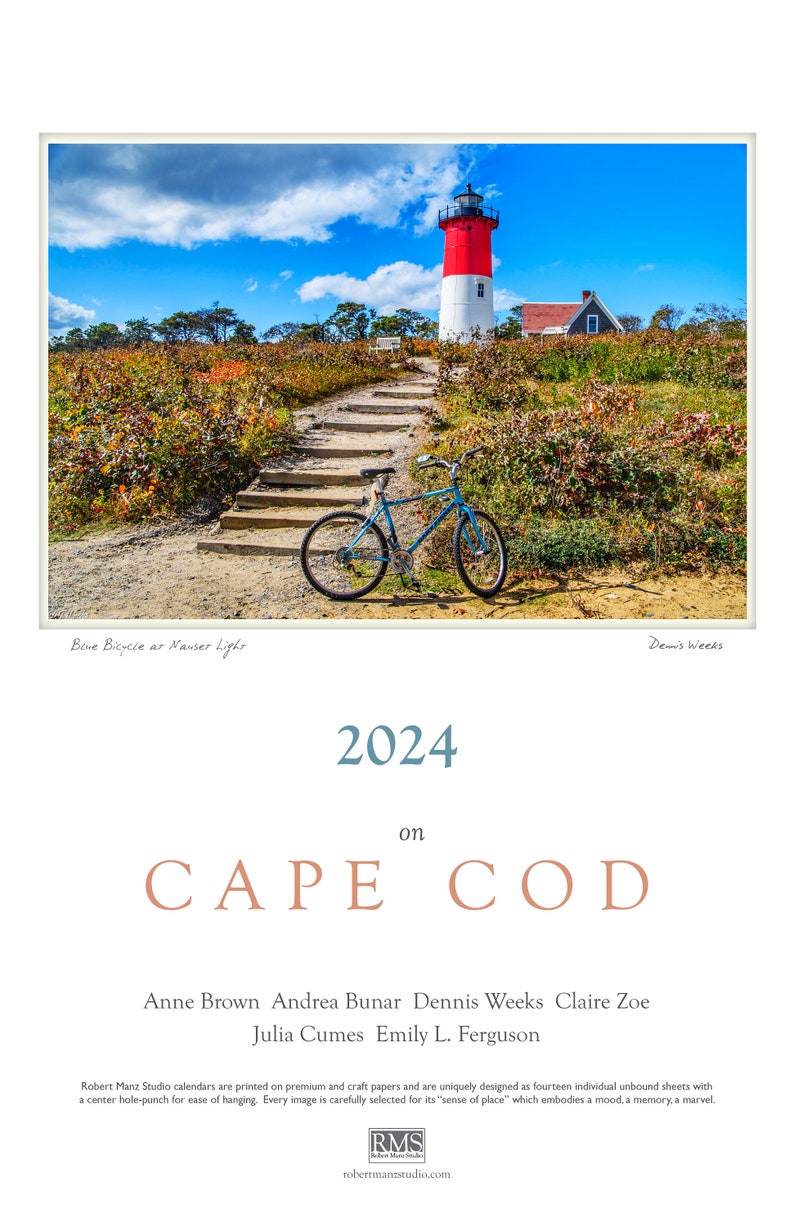 On Cape Cod 2025 Calendar of Scenes From Cape Cod by Anne Brown, Julia