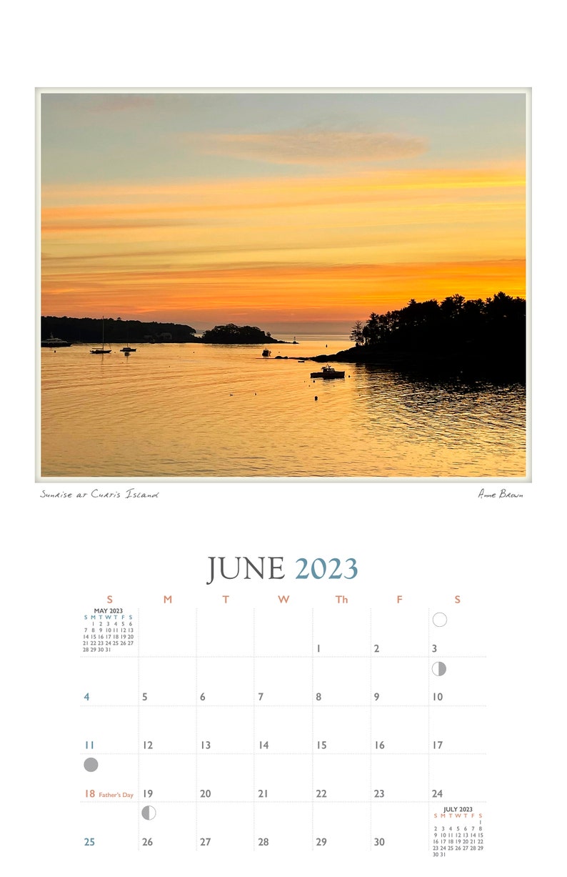 Camden Maine 2023 Calendar of Scenes From Camden Maine by Etsy Hong Kong