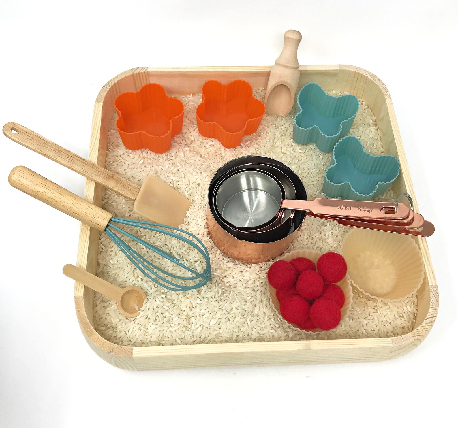 Cooking Sensory Kit Montessori Toys Sensory Bin Kitchen Tool Etsy