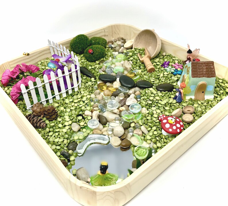 Fair Garden Sensory Bin Preschool Activity Tray Pretend Etsy