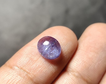 Natural Blue Tanzanite Gemstone, Oval Shape (9x7x4 mm, 3 Ct)