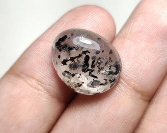 Natural Moss Quartz Smooth Cabochon, Amazing Quality of Oval Shape Moss Quartz Cabochon For Jewelry