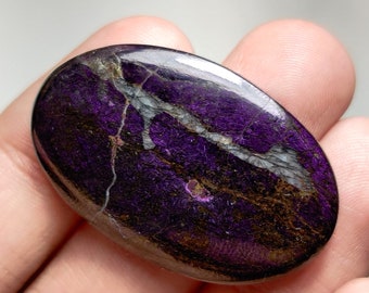 Natural Purpurite Smooth Cabochon, Top Grade Quality of Oval Shape Purpurite Cabochon for making Jewelry.