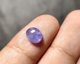 Natural Blue Tanzanite Gemstone, Oval Shape, 2.50 Ct (8x7x5 mm)