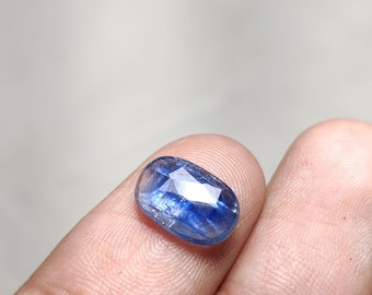 Natural Bio Blue Kyanite Faceted Gemstone,Amazing Quality Oval Shape Bio Blue Kyanite Gemstone for making Jewelry