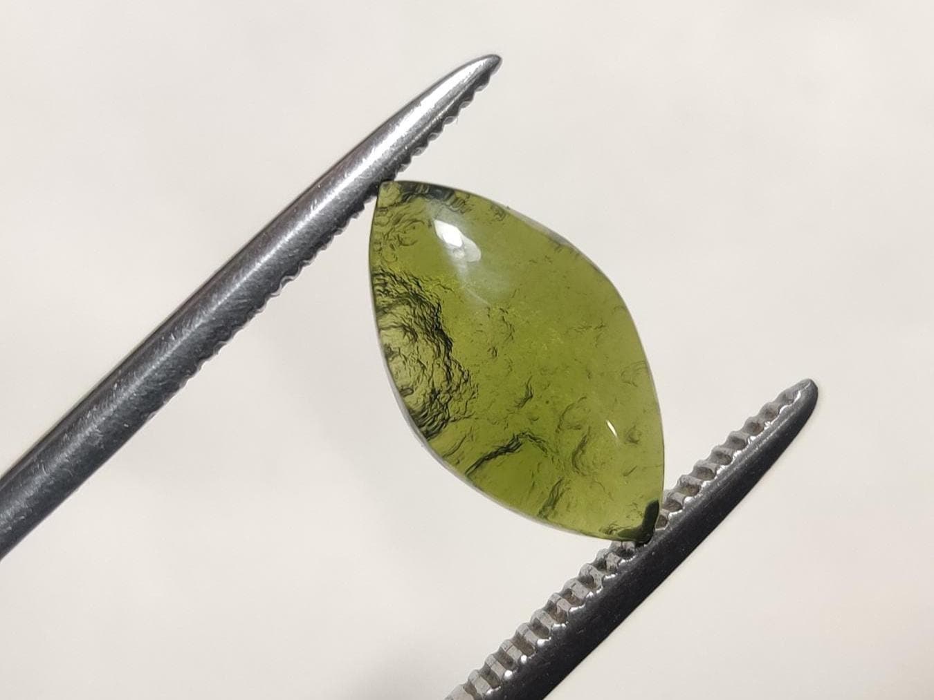 Natural Moldavite (Czech Republic)Smooth Cabochon,Top Grade Quality of Marquise Shape Moldavite (Czech Republic) Cabochon for making Jewelry