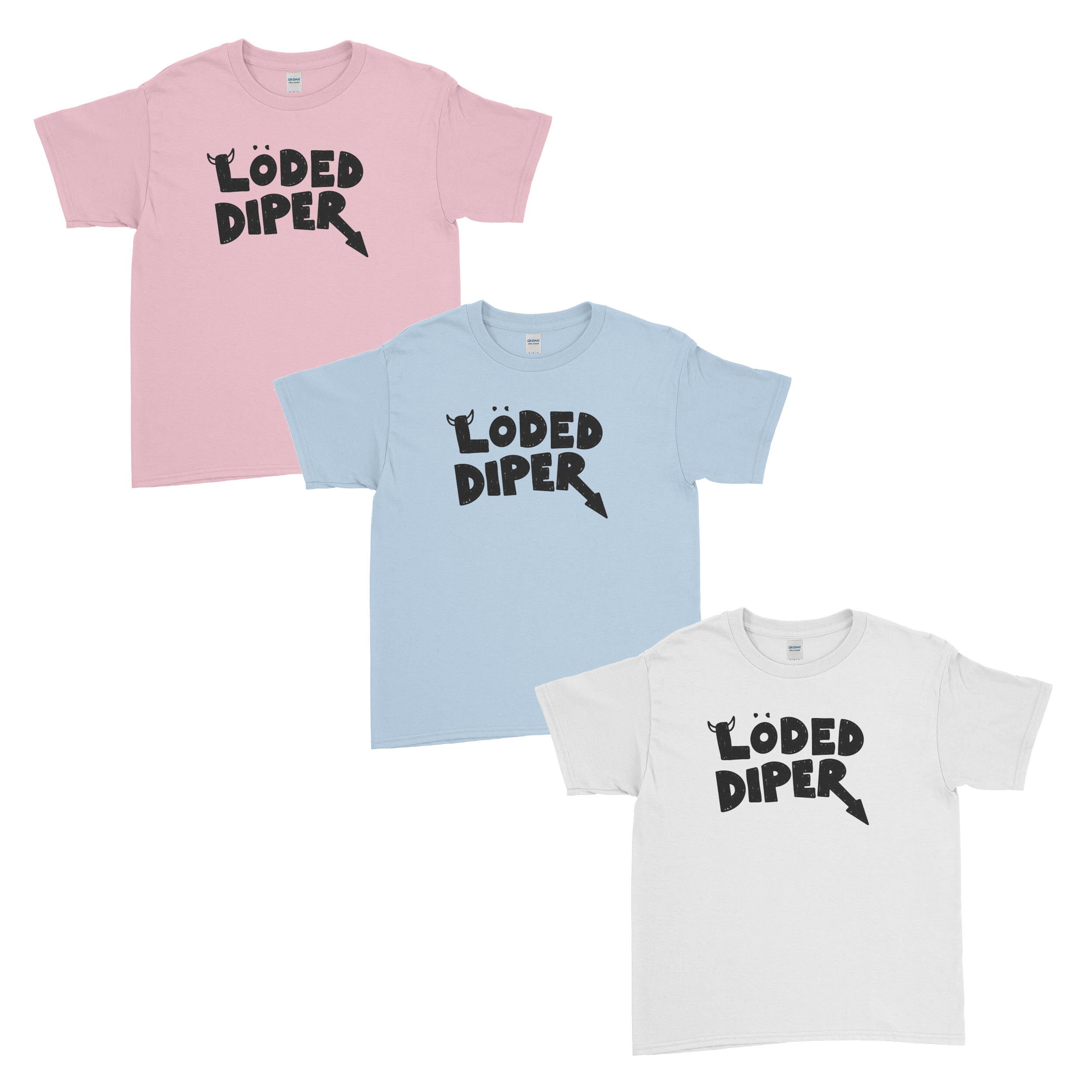 Loded Diper Classic Kids T Shirt World Book Day 22 Funny Etsy Israel