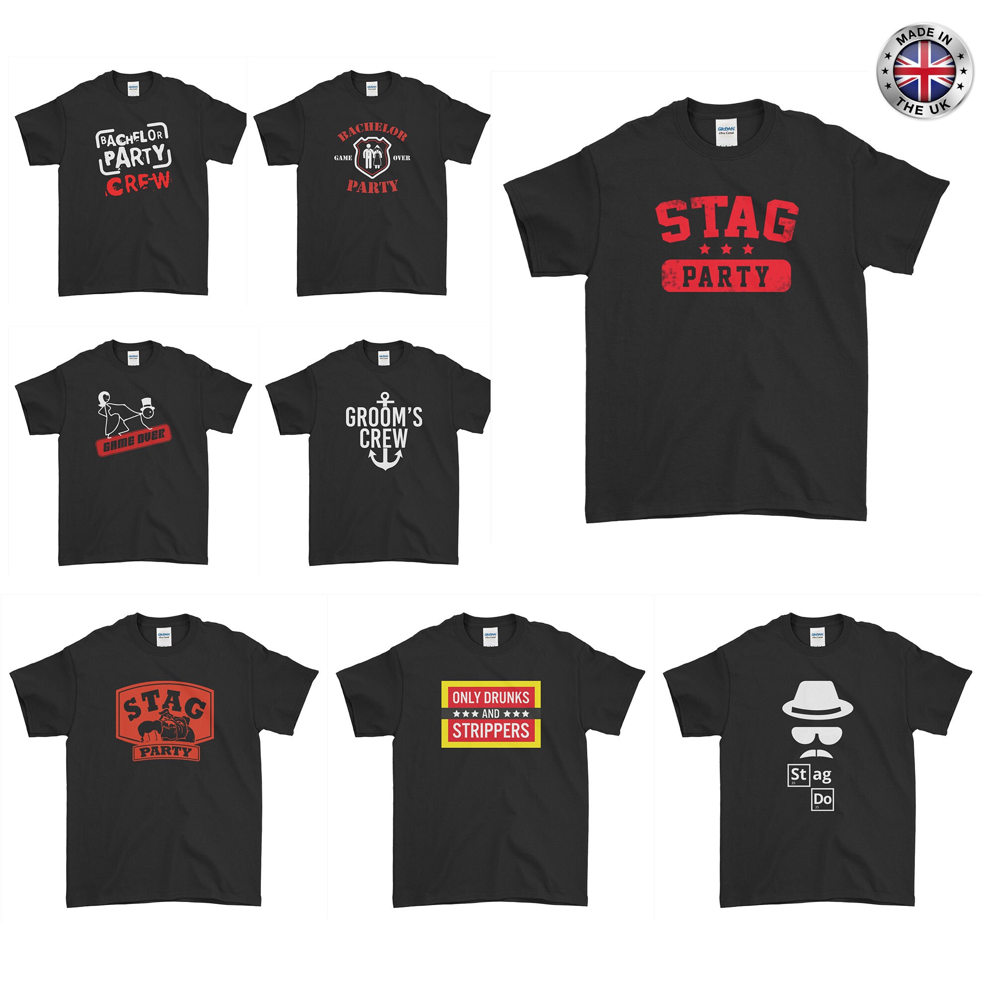 Stag Do Mens TShirts Funny Novelty Rude Stag Party Tee Top Etsy