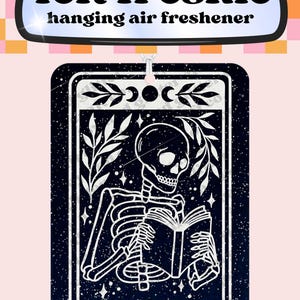 The Reader Felt Freshie | Car Air Freshener | Choose your Scent | Gift for Anyone