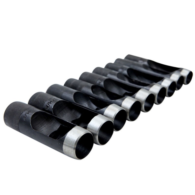 puncher round punch Black Belt punch hollow punch,1mm 2mm 3mm 4mm 5mm 6mm 7mm 8mm 9mm 10mm 15mm 20mm round steel punch leather punch