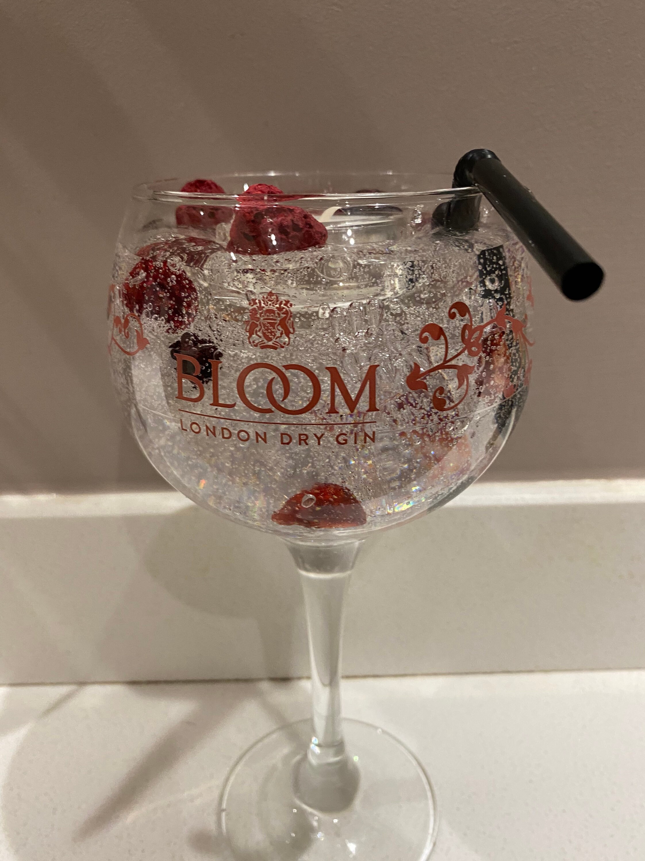 Gin glass candles in branded glasses Etsy