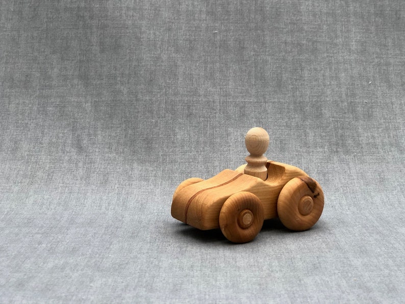 Small wood toy Racecar image 1