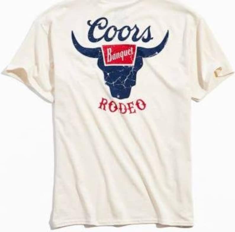 Coors Rodeo Shirt Etsy
