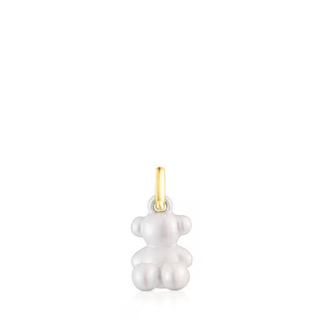 Tous Small Bold Bear White Steel Bear Pendant - Etsy