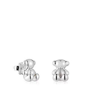 Tous Silver TOUS Small Bear Earrings With Mother of Pearl Bold Bear - Etsy