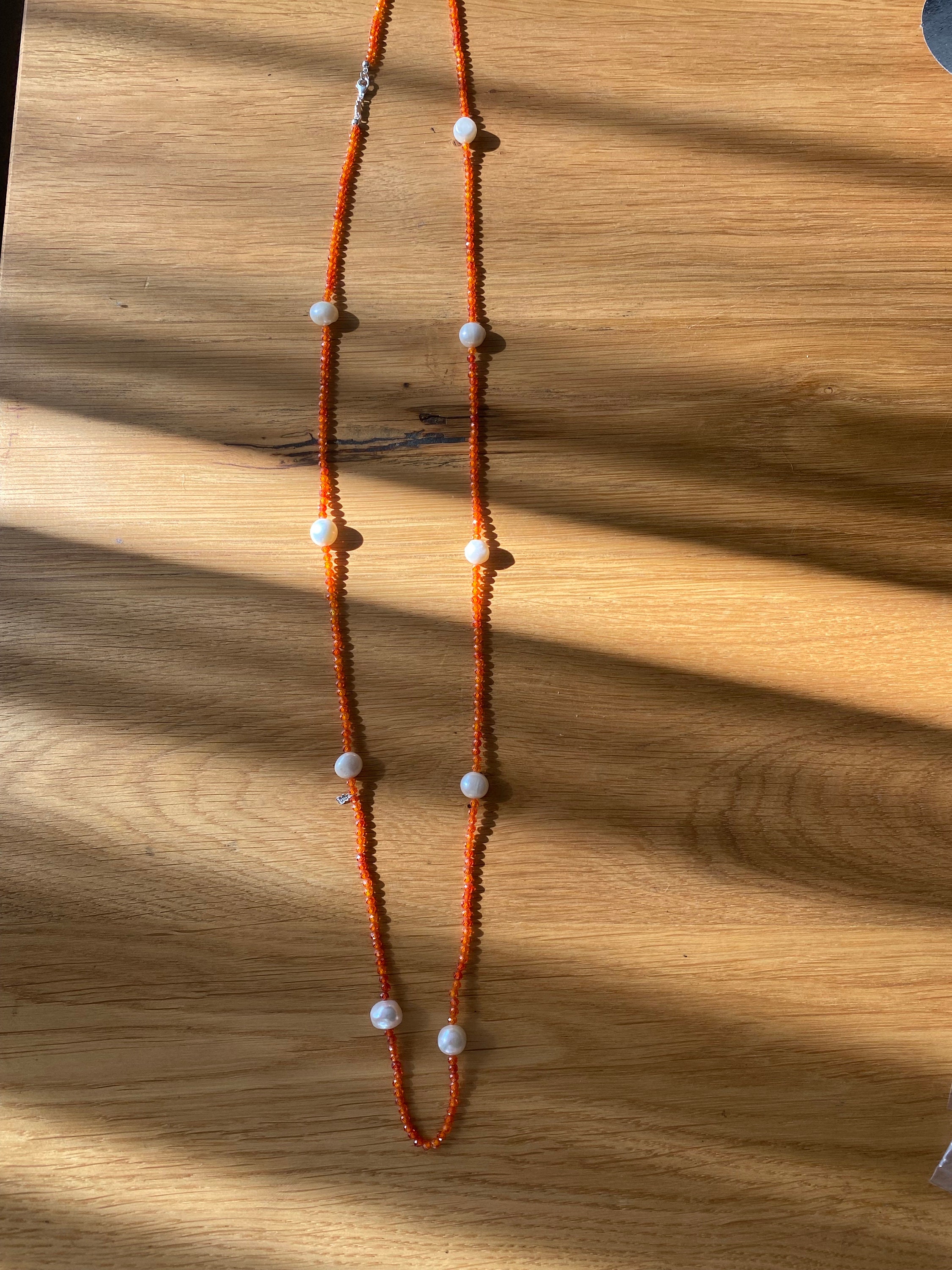 Tous Carnelian and Pearls Sea Vibes Necklace - Etsy