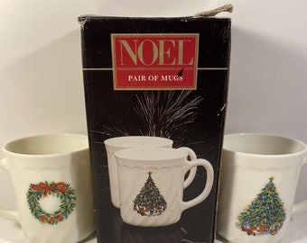 Noel Pair Of Mugs With Box