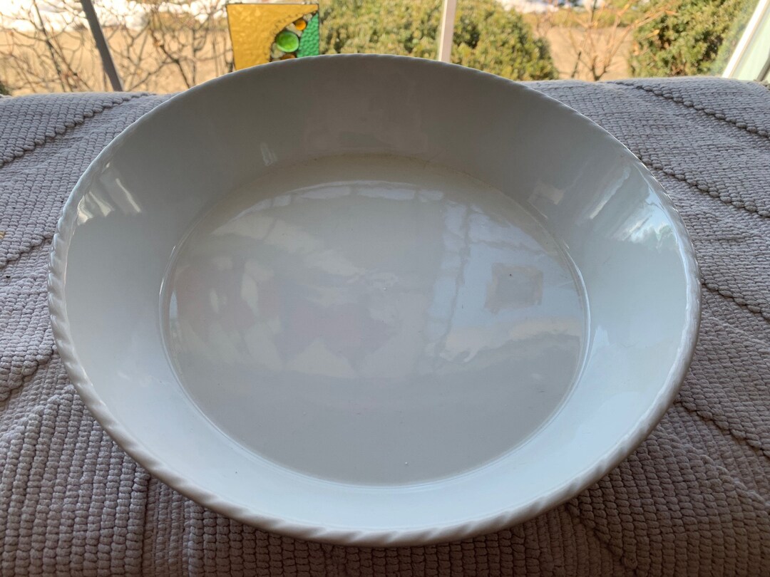 Palate & Plate White Serving/snack Bowl Etsy