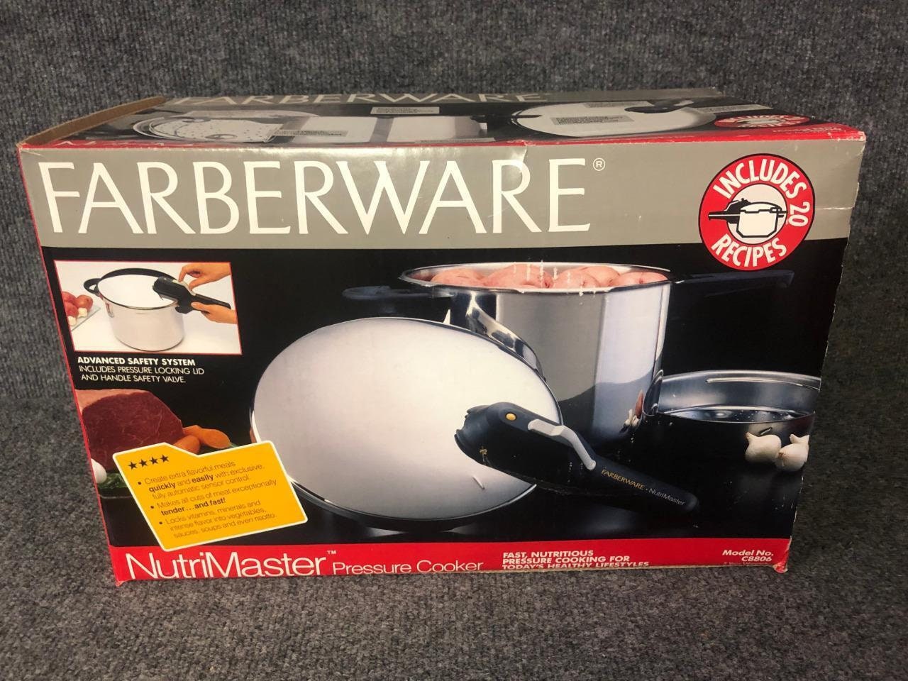 Farberware Aluminum Stovetop Pressure Cooker, 6-Quart