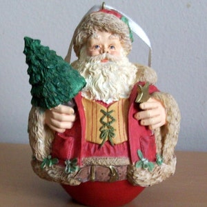 1996 Hallmark Evergreen Santa Special Edition Ornament Santa Claus