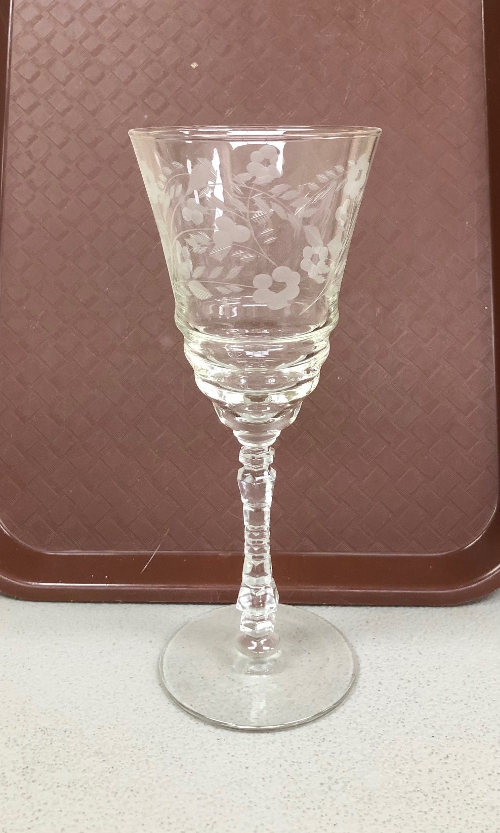 Beautiful Cut Crystal Wine Glasses 13 Etsy
