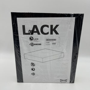 Ikea Lack Floating Wall Shelf - Black 30x26 cm 11 3/4 x 10 1/4 - New In Package #019