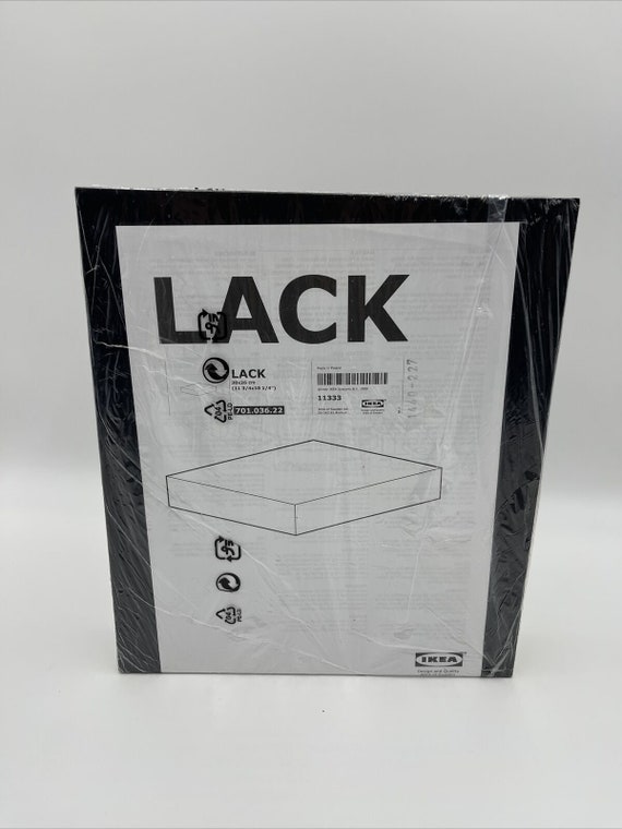 Ikea black 2024 lack shelf