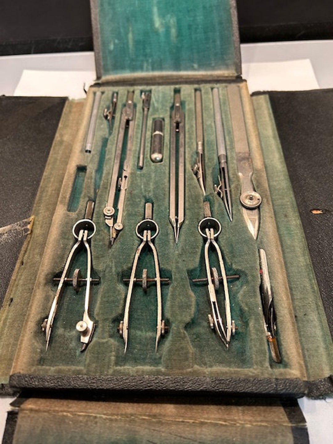 Vintage Friedmann German Drafting Tool Set Scholastic Etsy