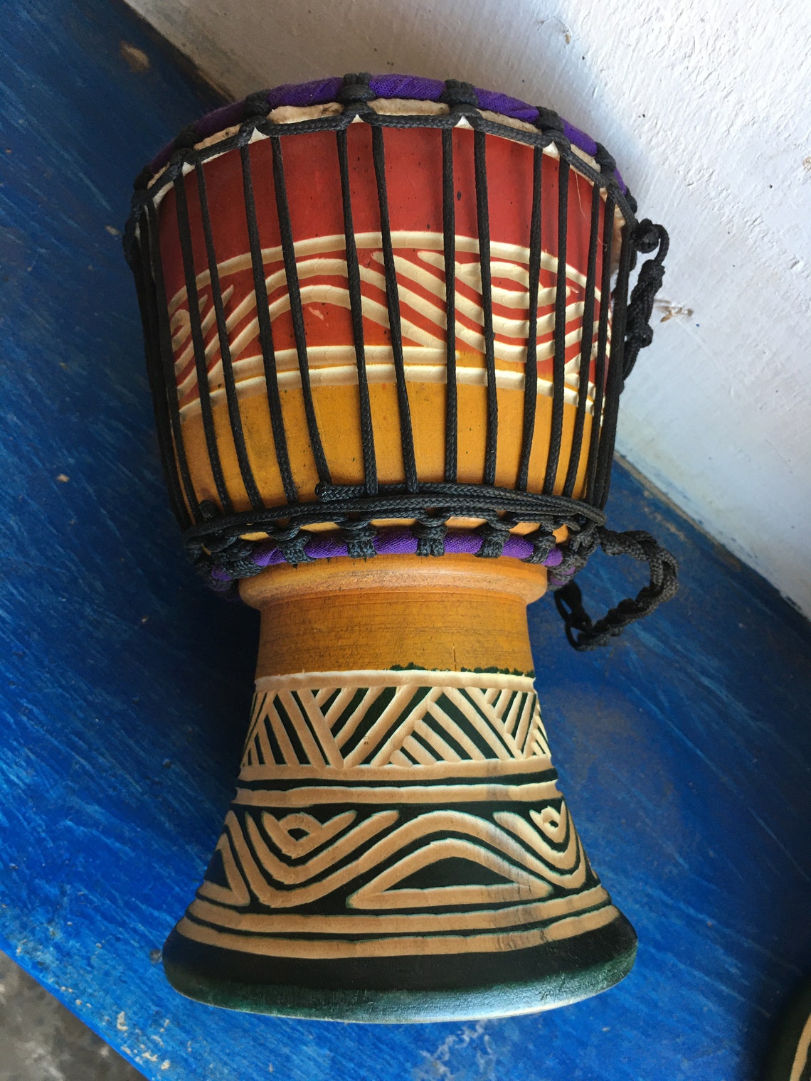 Djembe Drum, Small Djembe Drum for Kid, Musical Instrument, African