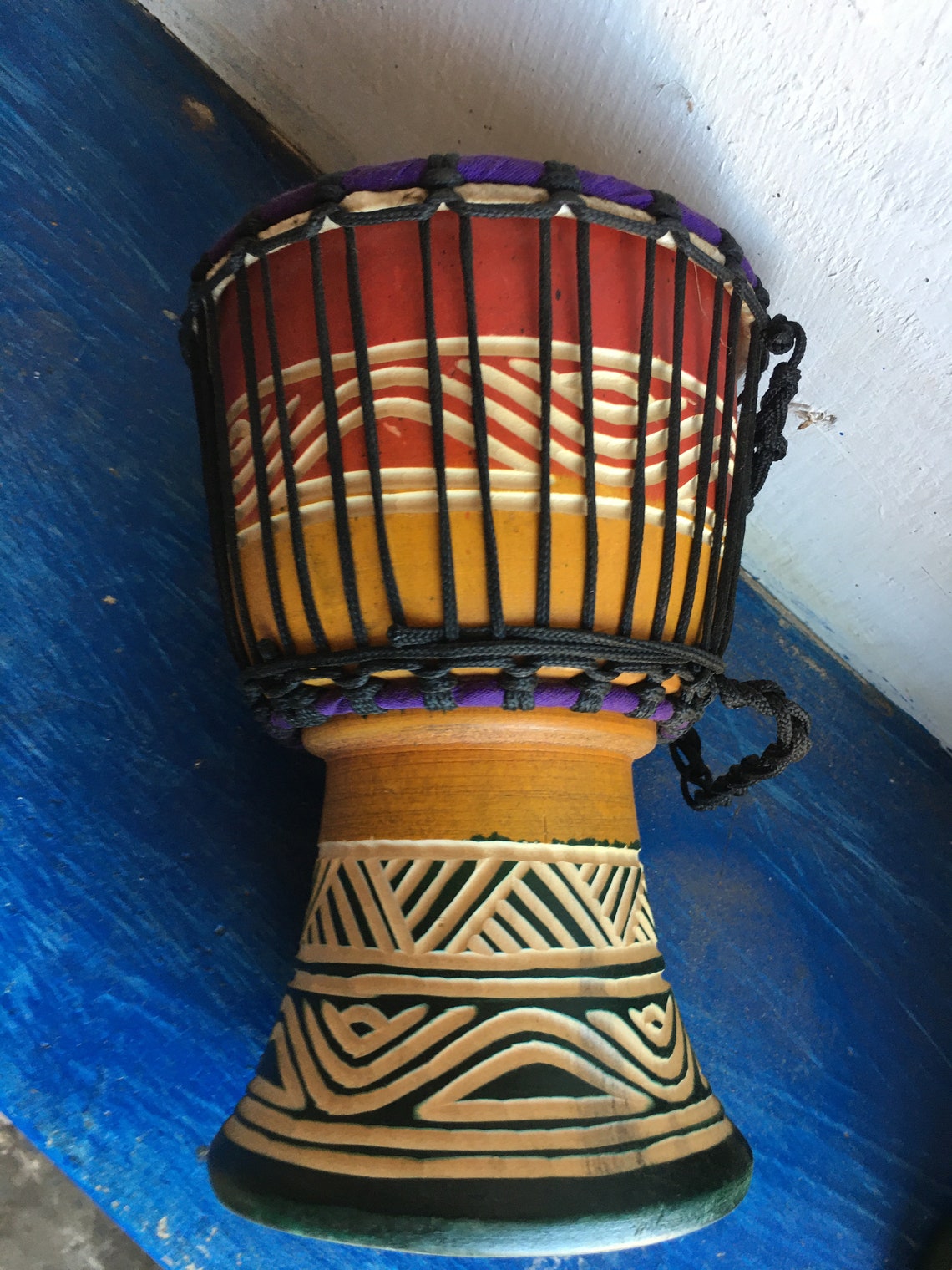 Djembe Drum, Small Djembe Drum for Kid, Musical Instrument, African