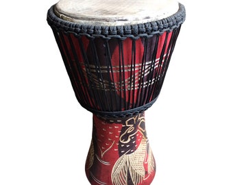 Djembe Trommel, Afrikanische Djembe Trommel, Musikinstrument, Ghana Trommeln,