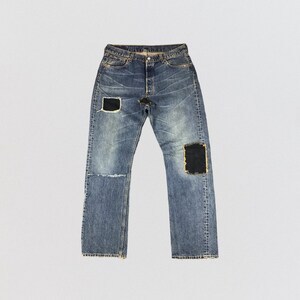 Vintage 90s Levis 501 Jeans 35x33, Levis High Waist, Distressed Vintage Levis Jeans, High Waist Mom Jeans, Vintage Levis 501