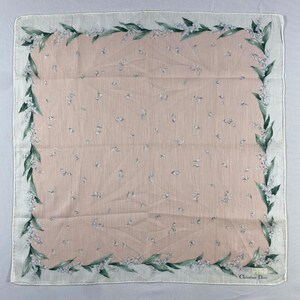 NWT Vintage Christian Dior Handkerchief Retro Cotton Handkerchief Colorful Vintage Hanky Vintage Floral Handkerchief Headscarf Bandana