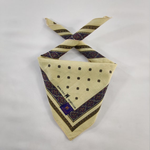Kenzo Neckerchief Handkerchief Bandana Babushka Wrap Authentic Accessories Luxury Gift Pocket square