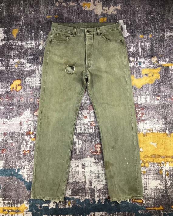 Vintage 90s Levis 501 Jeans 36x32 Levis High Waist Vintage | Etsy