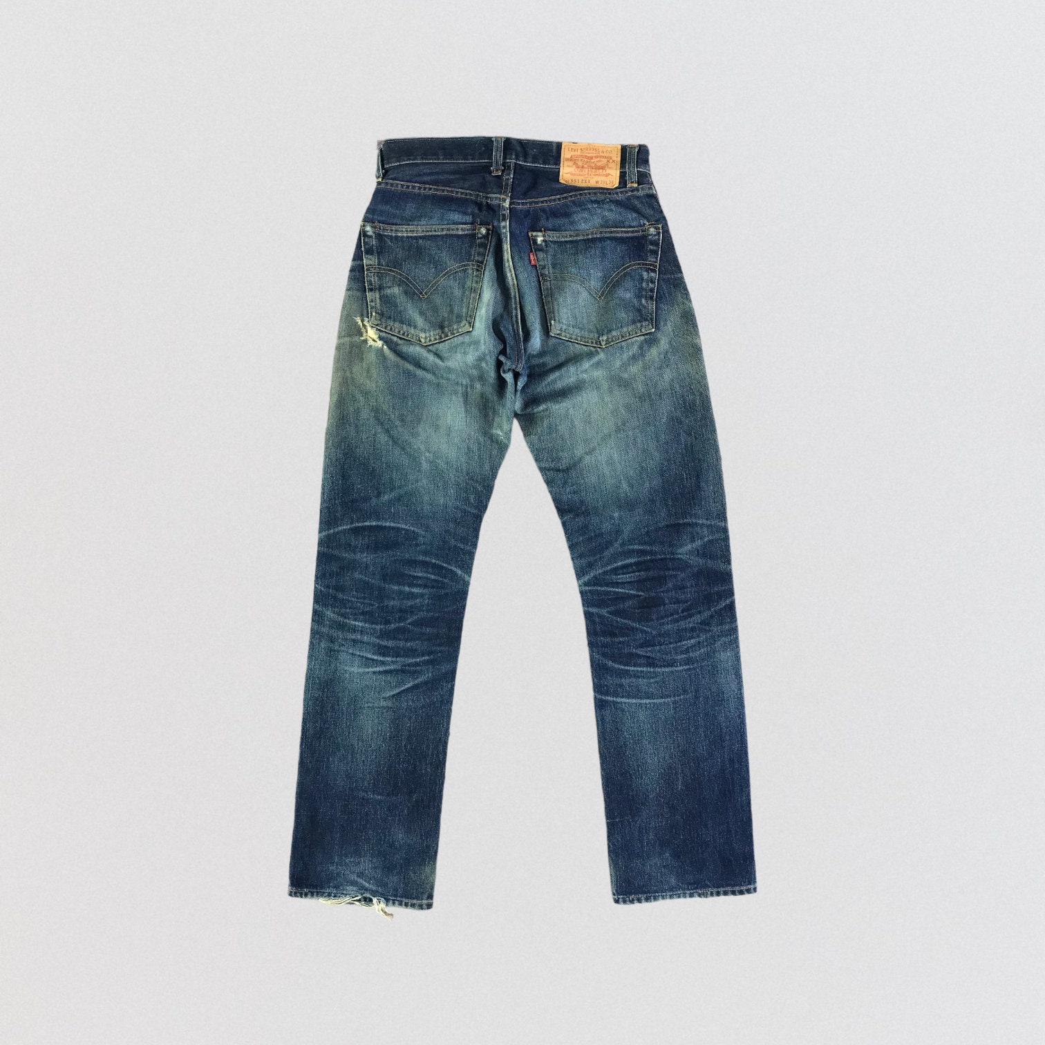 Vintage 90s Levis 551ZXX Redline Jeans 30x31, Vintage Levis