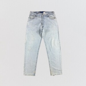 Vintage LEVI'S®︎ CLIP Sterling Vintage Levi's 21508 0914 Men's Straight Leg 34 x 30 Blue